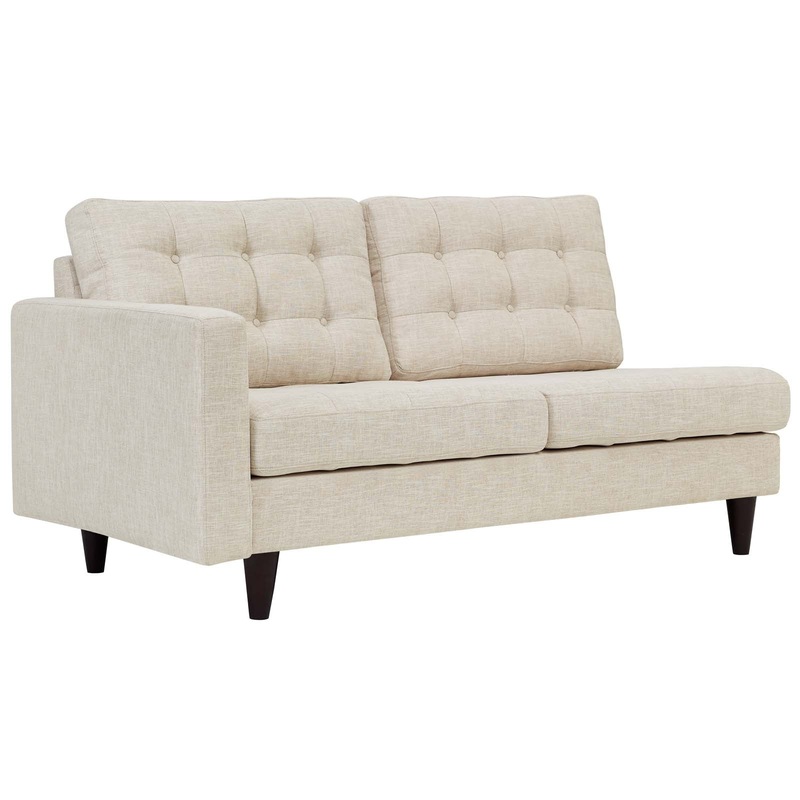 Modway Empress Left-Facing Upholstered Fabric Loveseat - EEI-2589