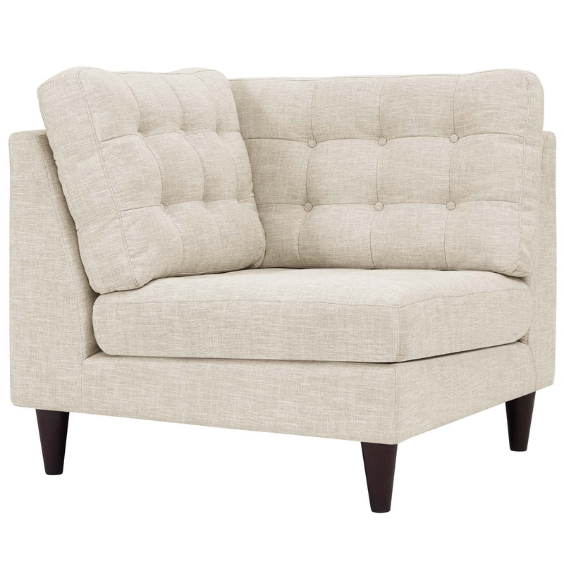 Modway Empress Upholstered Fabric Corner Sofa - EEI-2610