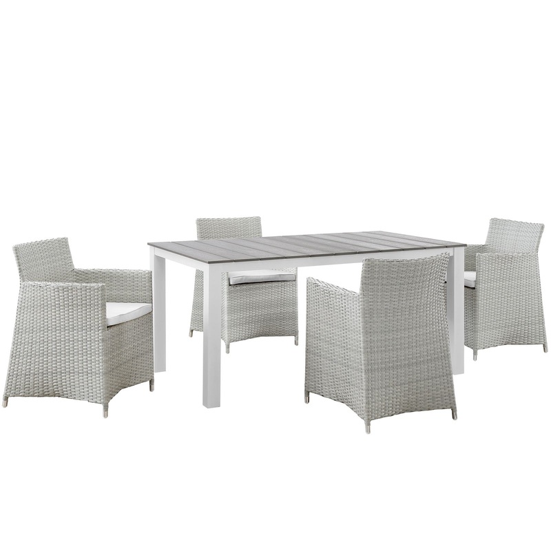 Modway Junction 5 Piece Outdoor Patio Dining Set - EEI-1746 - EEI-1746