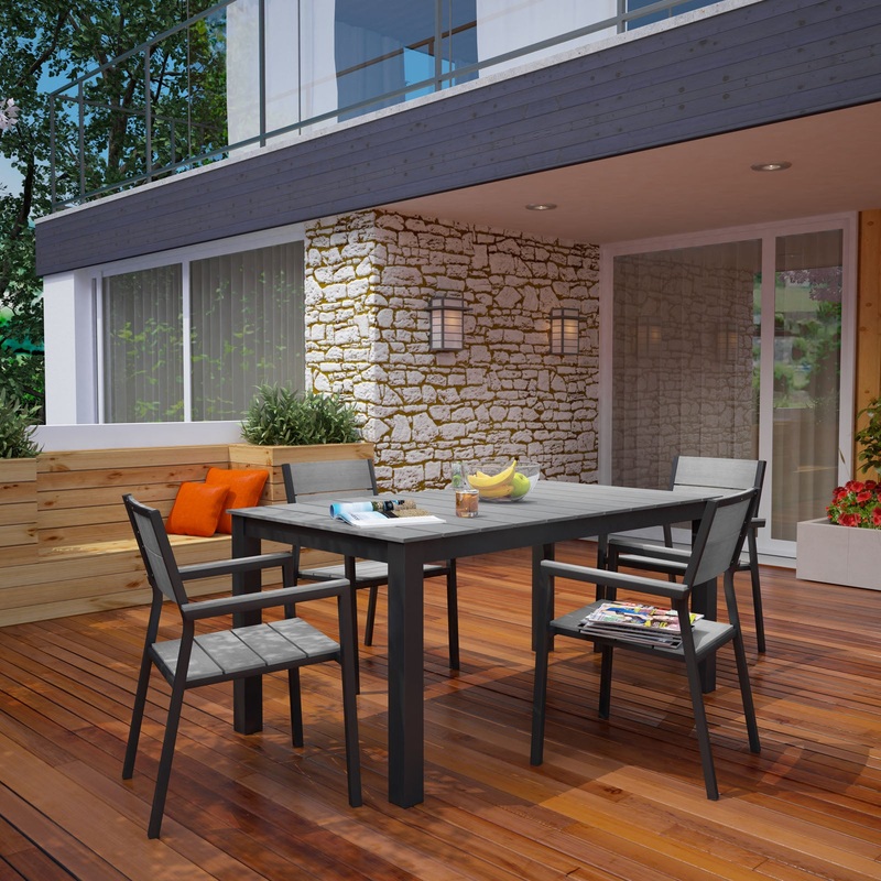 Modway Maine 5 Piece Outdoor Patio Dining Set - EEI-1747 - EEI-1747