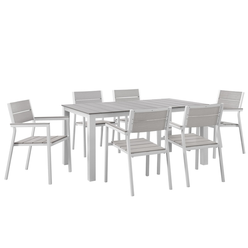 Modway Maine 7 Piece Outdoor Patio Dining Set - EEI-1749 - EEI-1749