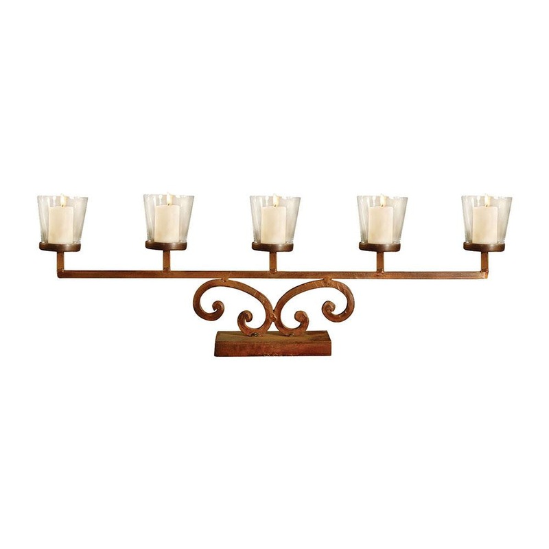 Pomeroy Prairie Votive Mantle Lighting