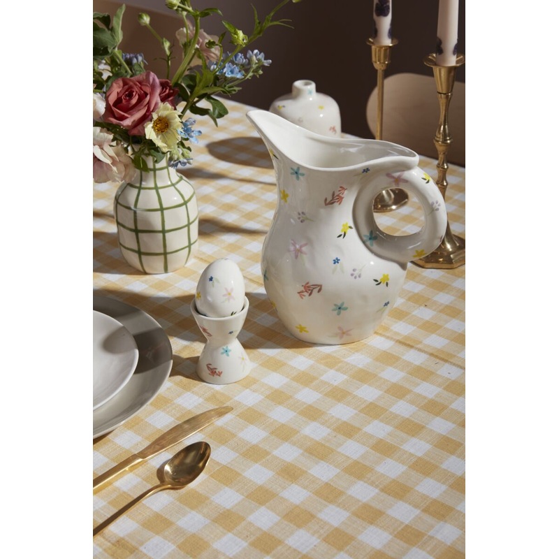 Ditsy Floral Pitcher 7.5"x 4"x 9.5" By Accent Decor