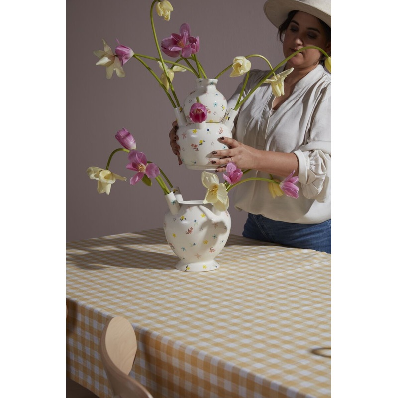 Ditsy Tulipiere Vase 8"x 18" By Accent Decor