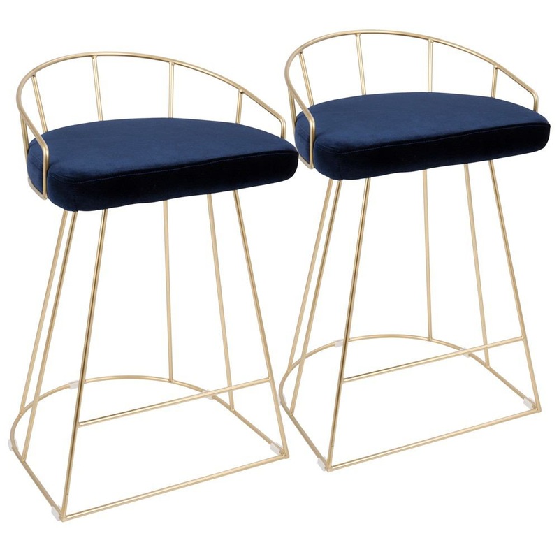 LumiSource Canary Counter Stool - Set of 2