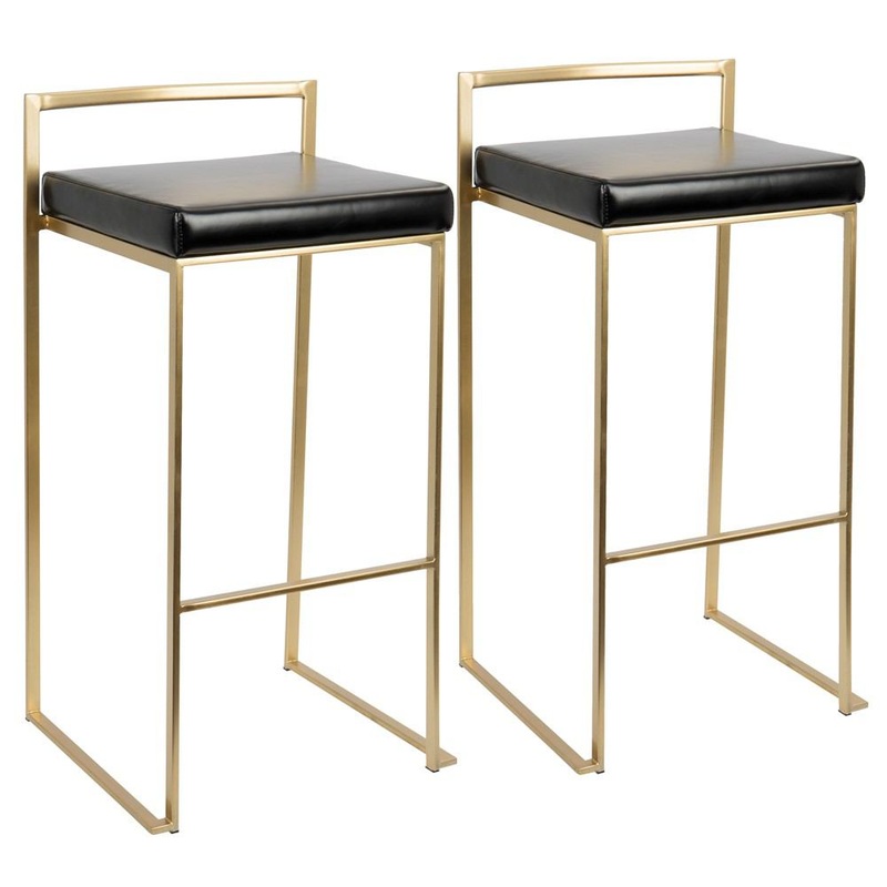 LumiSource Fuji Bar Stool - Set of 2