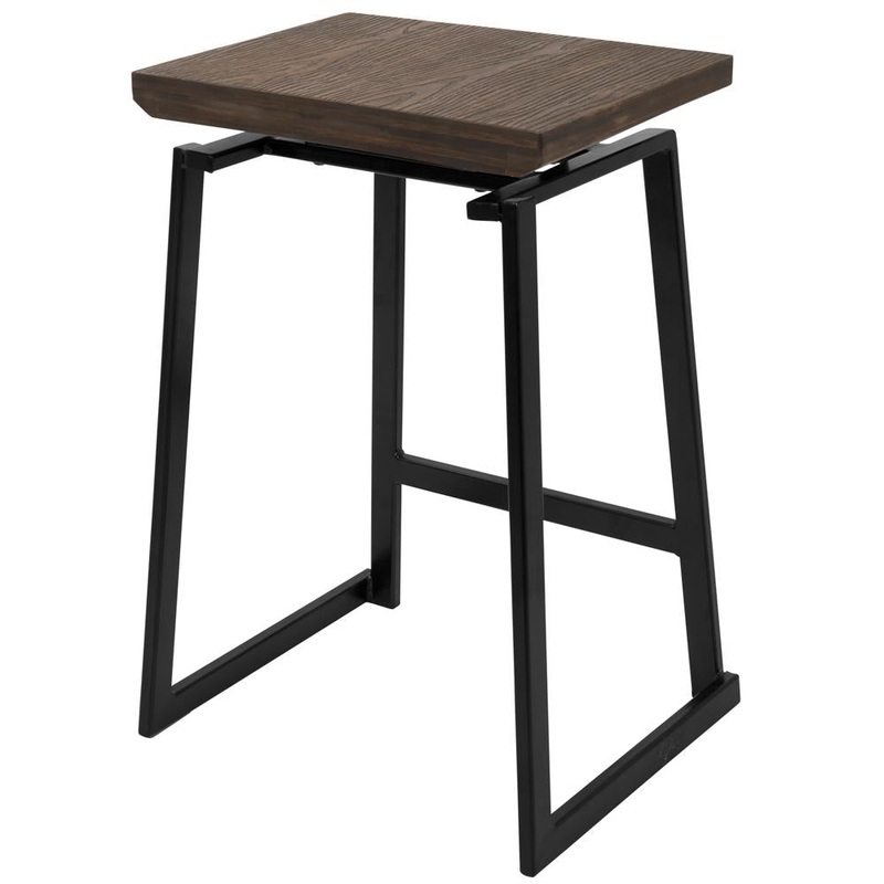 LumiSource Geo Counter Stool - Set of 2
