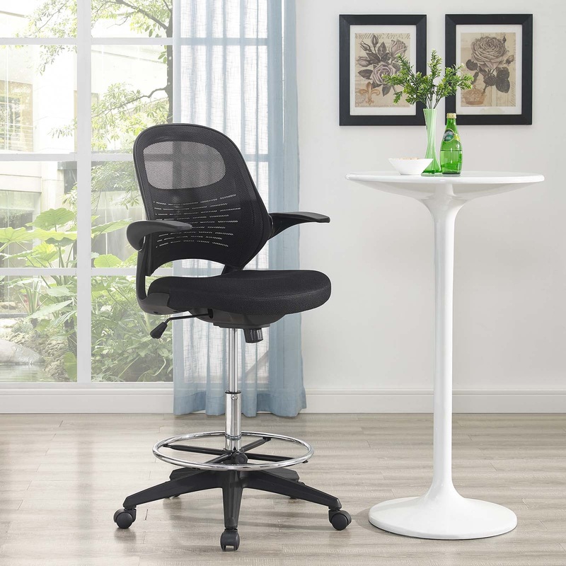 Modway Advance Drafting Chair - Black - EEI-2290