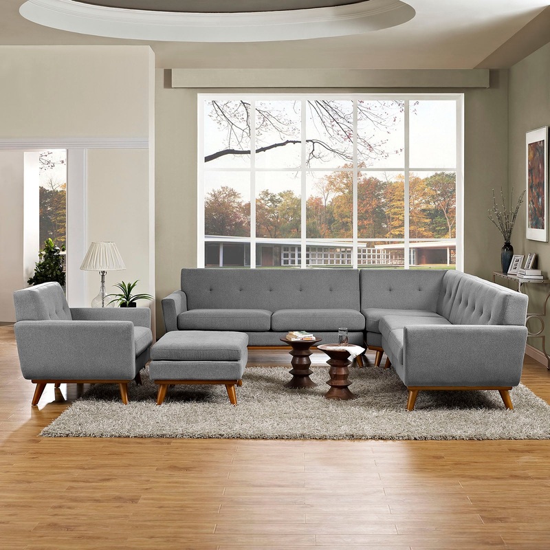 Modway Engage 5 Piece Sectional Sofa - EEI-2186