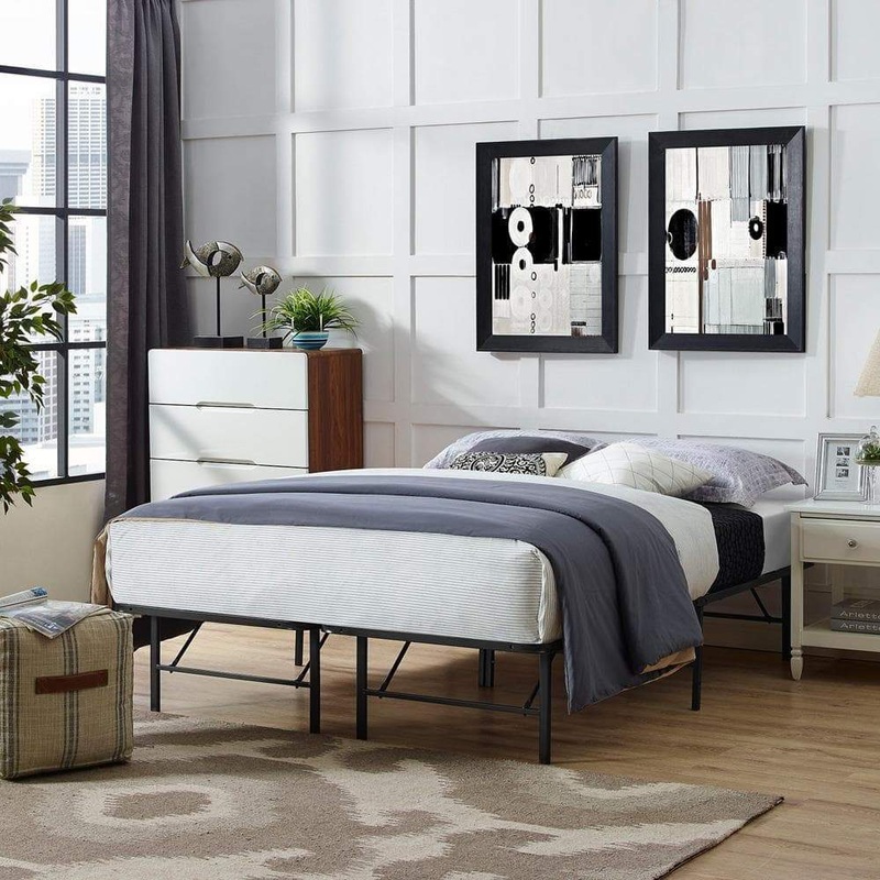 Modway Horizon Queen Stainless Steel Bed Frame - MOD-5429