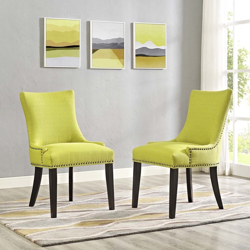 Modway Marquis Set of 2 Fabric Dining Side Chair - EEI-2746