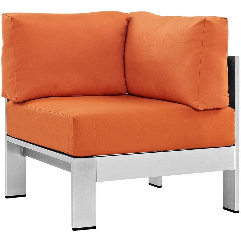 Modway Shore Outdoor Patio Aluminum Corner Sofa - EEI-2264