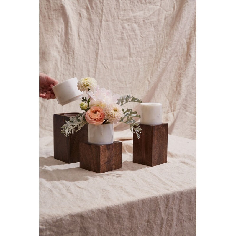 Treasure Pot with Pedestal 3.5"x 8.25" By Accent Decor