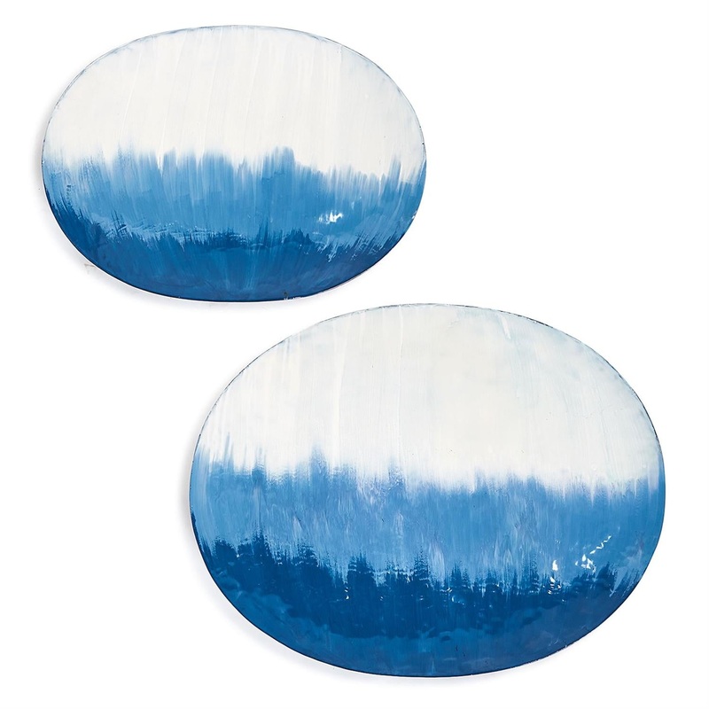 Bermuda Wave Wall Dcor Set Of 4 By Tozai Home