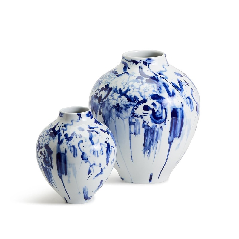 Canvas Abstract Vase Set Of 2 By Tozai Home