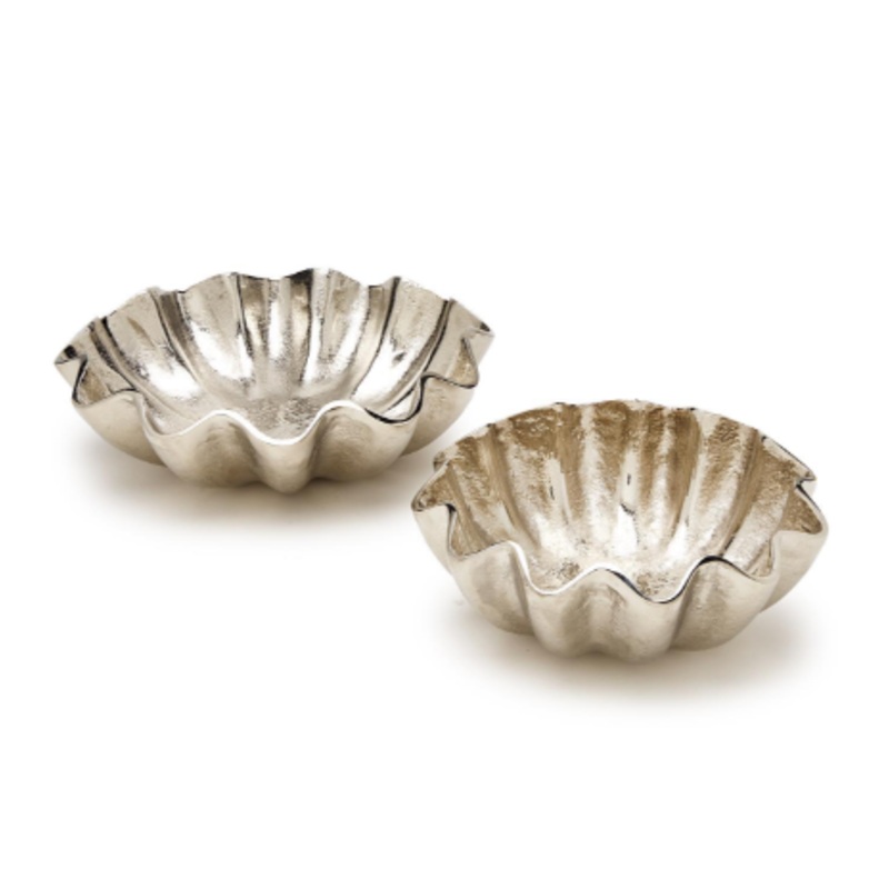 Decorative Round Serving Tray Set Of 4 By Tozai Home