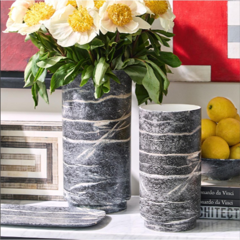 Faux Wood Vase Set Of 4 By Tozai Home