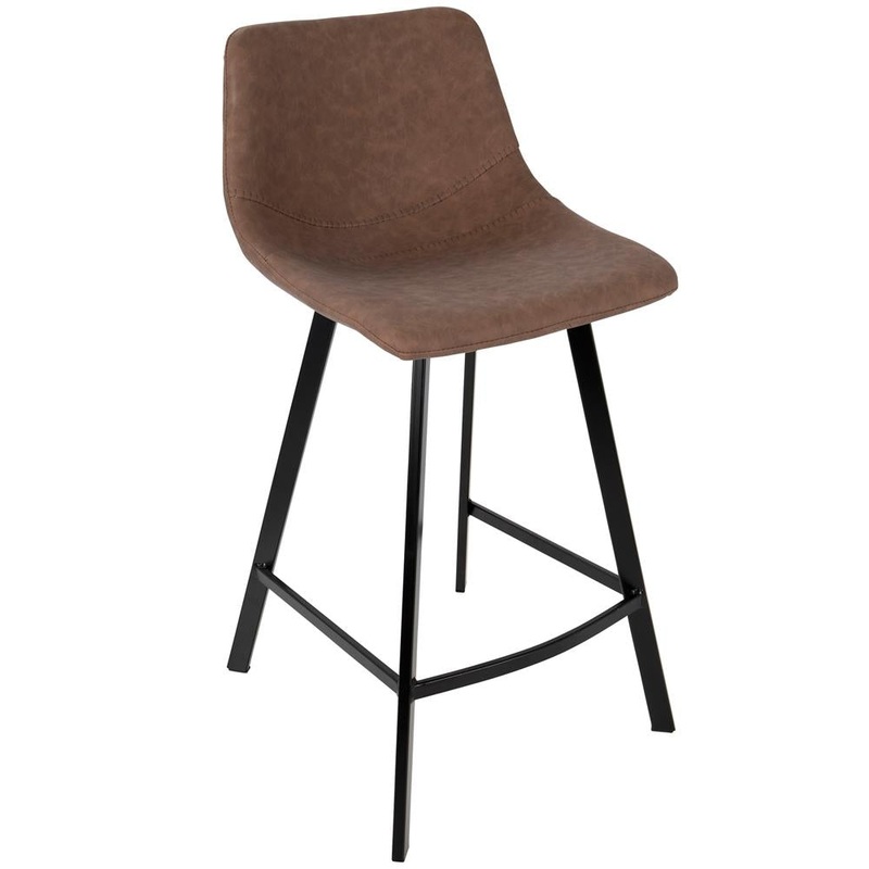 LumiSource Outlaw Counter Stool - Set of 2