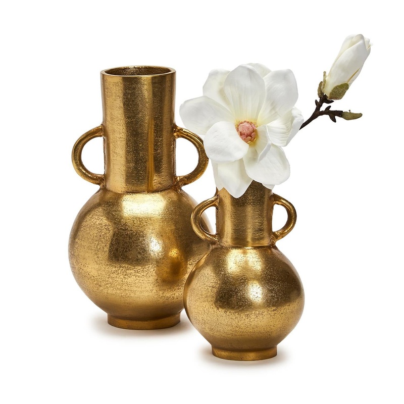 Marrakech Golden Vase Set Of 4 By Tozai Home